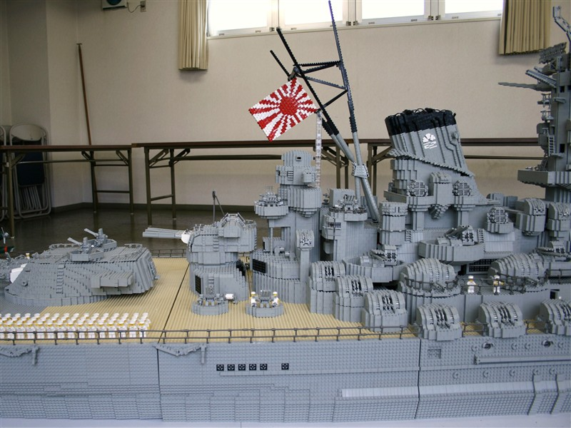 Illustration for article titled Lego Battleship Yamato Is Biggest Lego Ship Ever